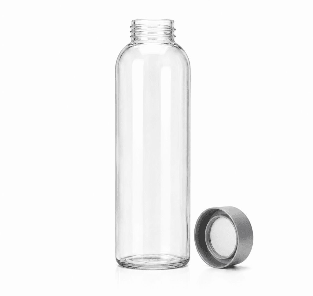 Glass Bottle with Plastic Cap