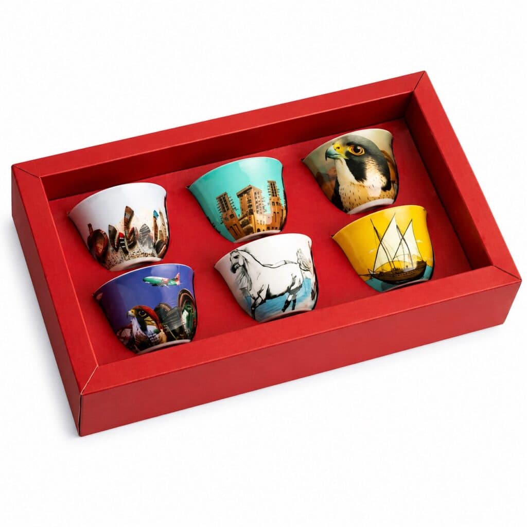 Multi Design Kawa Cup Set